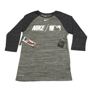 Nike Dri Fit Authentic 3/4 sleeve baseball shirt- NWT